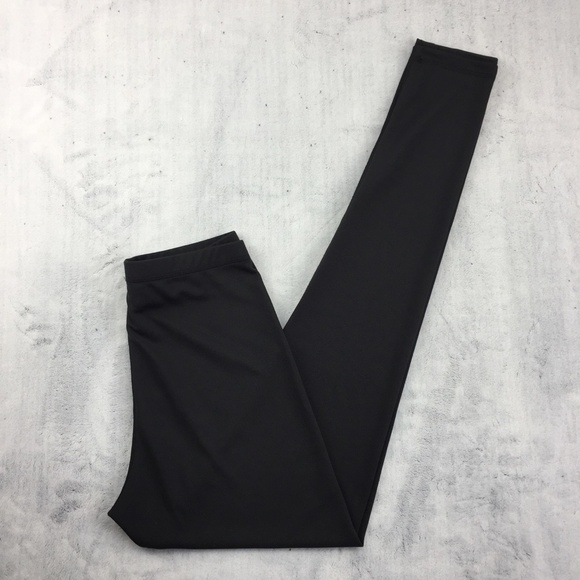 Hot Chillys Leggings / Activewear Black Sz Medium Elastic Waist Stretchy - Picture 3 of 4